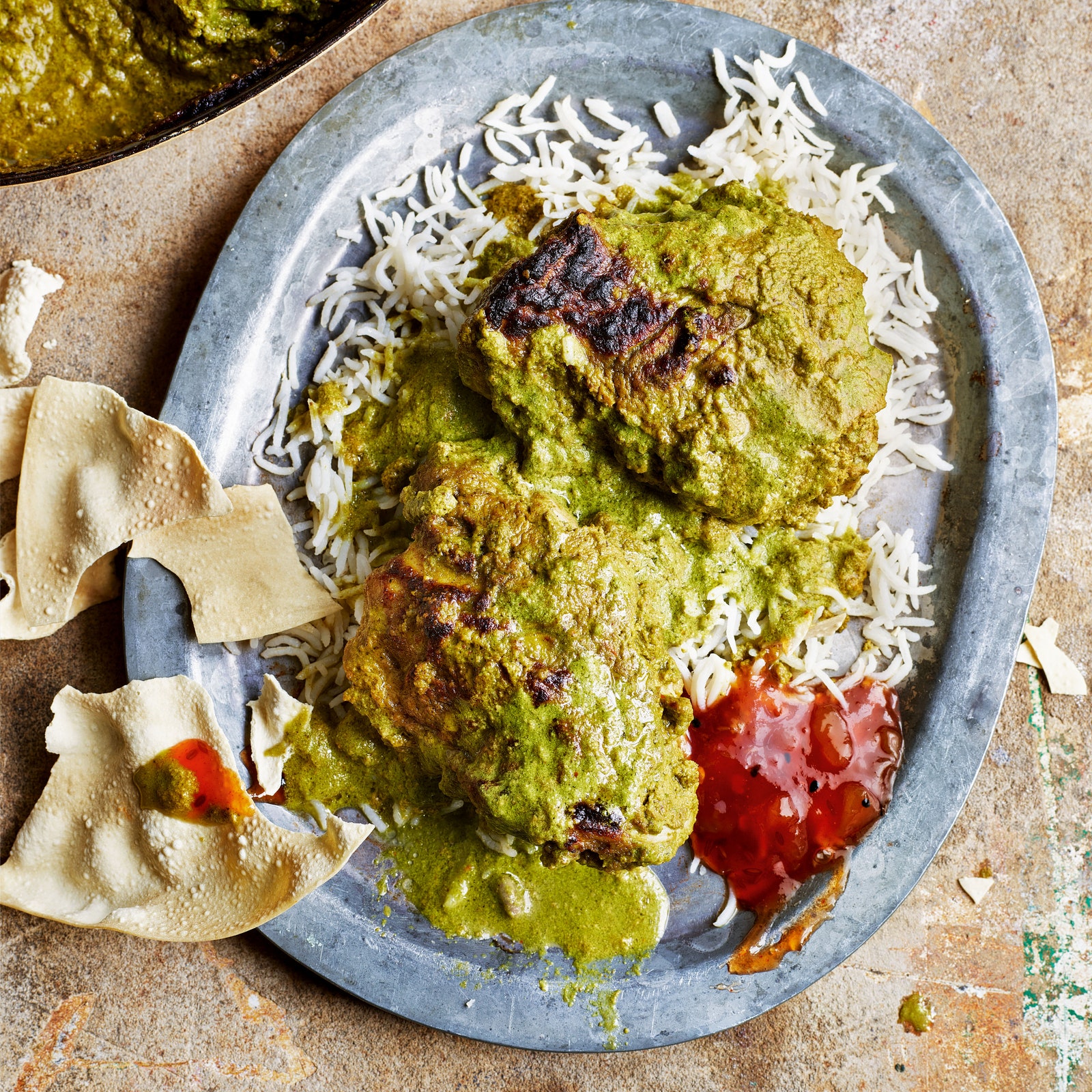 Chicken and coriander curry