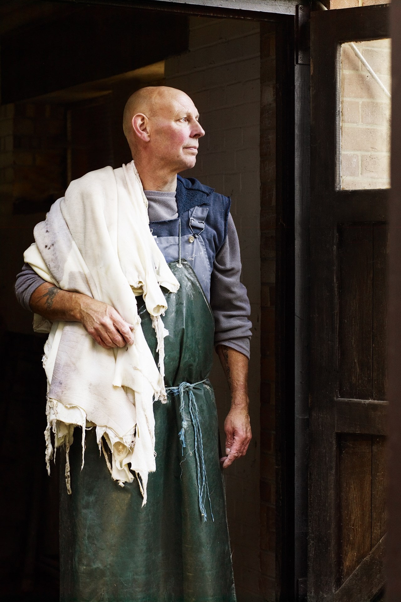 Paul Wright in the William Cowley workshop in Newport Pagnell Buckinghamshire